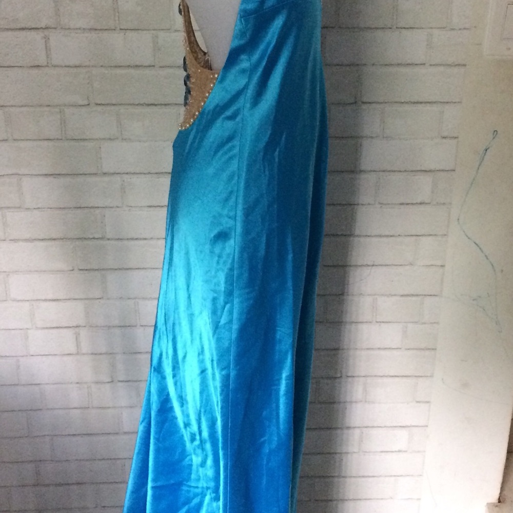 Adrianna papell collection blue dress size 6 - Picture 7 of 8